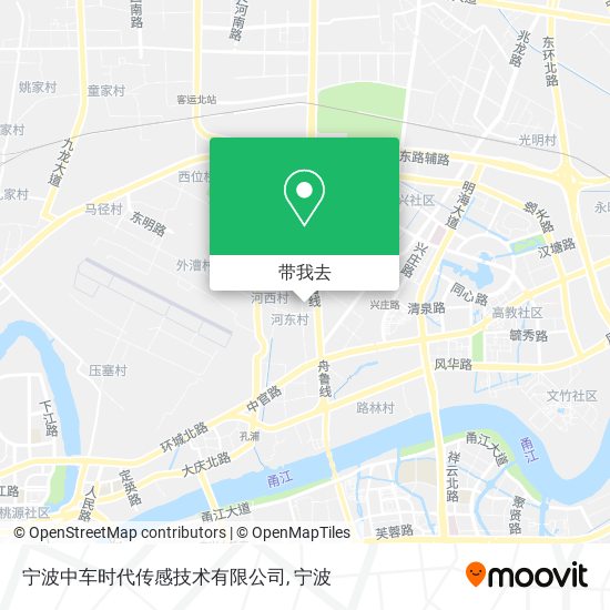 宁波中车时代传感技术有限公司地图