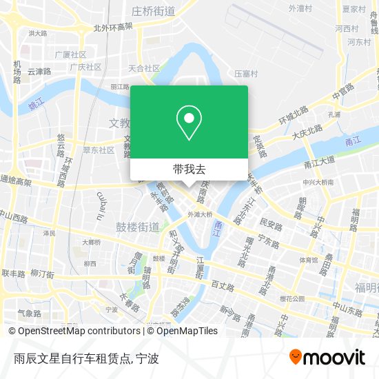 雨辰文星自行车租赁点地图