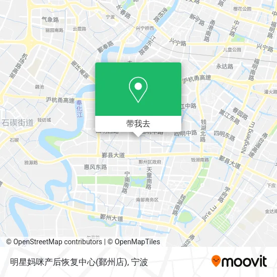 明星妈咪产后恢复中心(鄞州店)地图