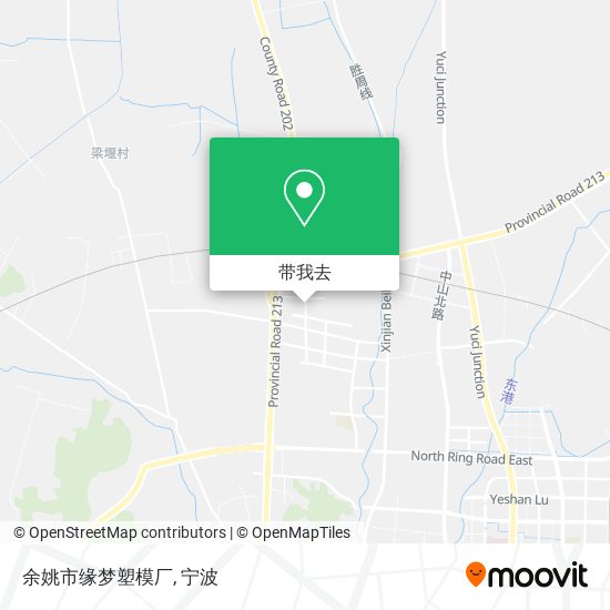 余姚市缘梦塑模厂地图