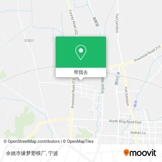 余姚市缘梦塑模厂地图