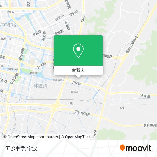 五乡中学地图