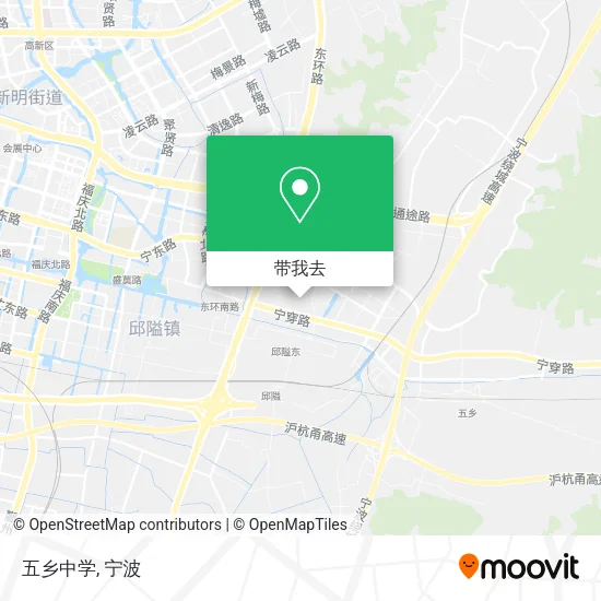 五乡中学地图