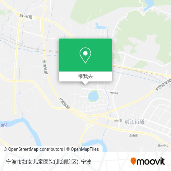 宁波市妇女儿童医院(北部院区)地图
