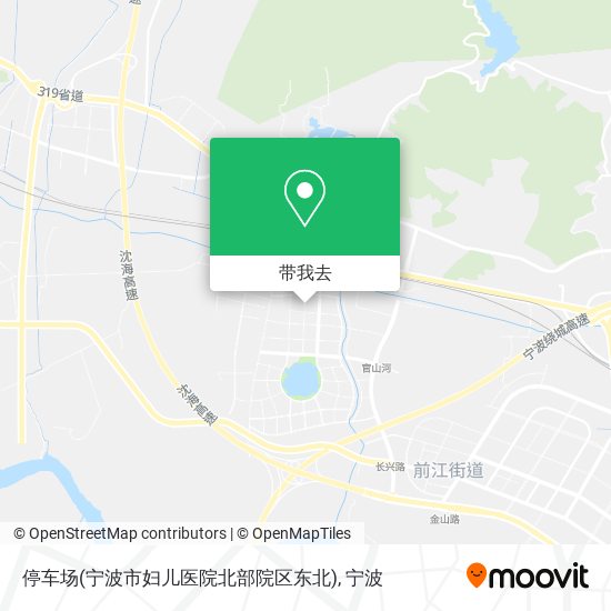 停车场(宁波市妇儿医院北部院区东北)地图
