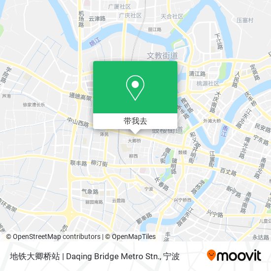 地铁大卿桥站 | Daqing Bridge Metro Stn.地图