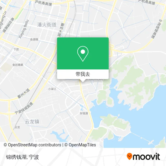 锦绣钱湖地图