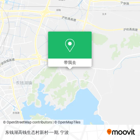 东钱湖高钱生态村新村-一期地图