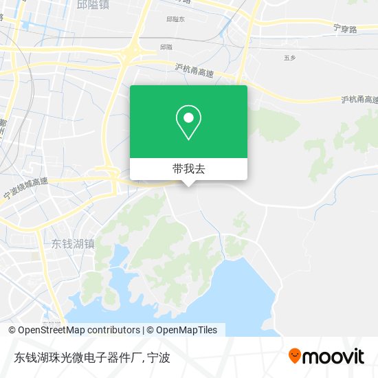东钱湖珠光微电子器件厂地图