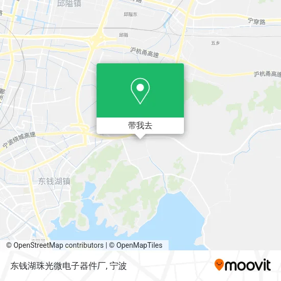 东钱湖珠光微电子器件厂地图