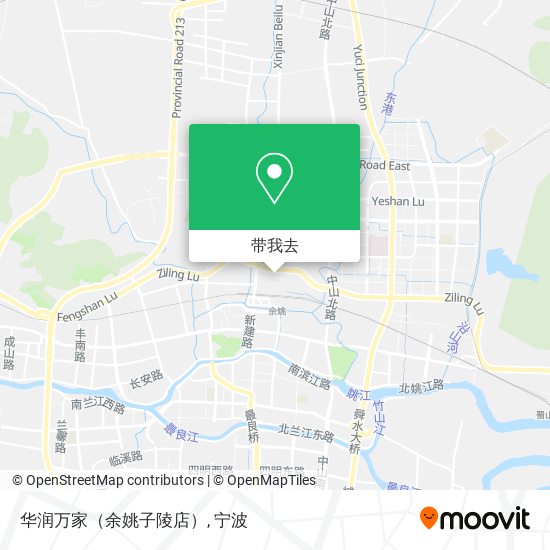 华润万家（余姚子陵店）地图