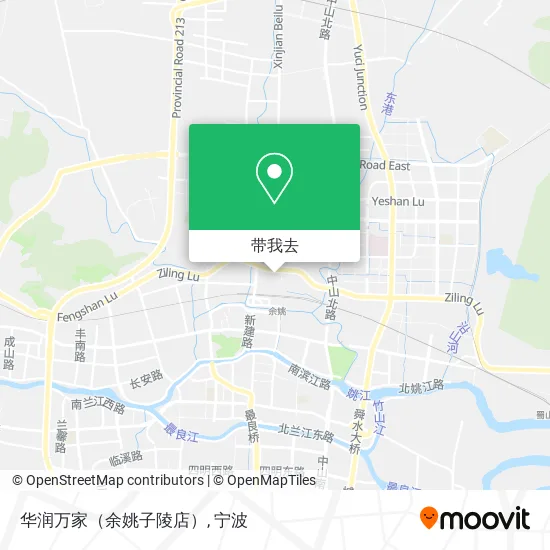 华润万家（余姚子陵店）地图