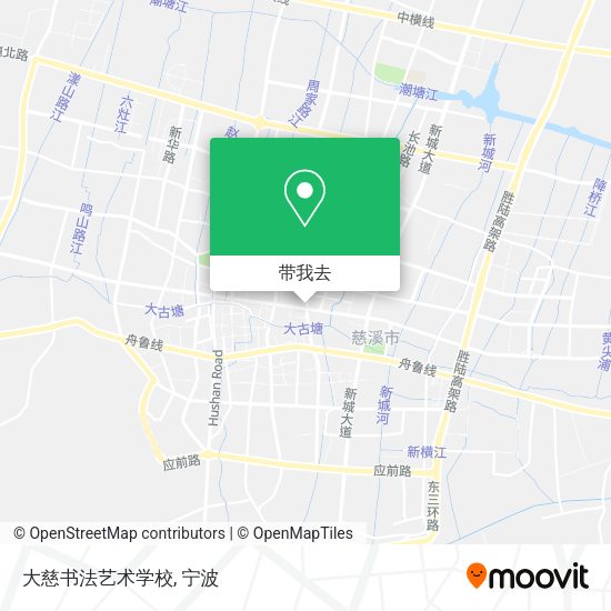 大慈书法艺术学校地图