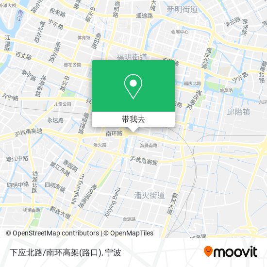 下应北路/南环高架(路口)地图