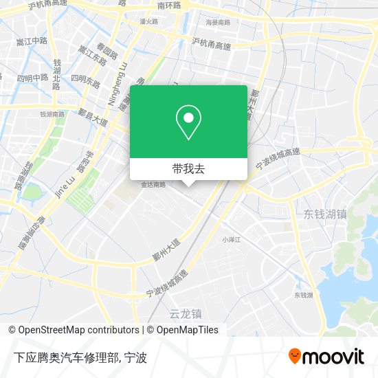 下应腾奥汽车修理部地图