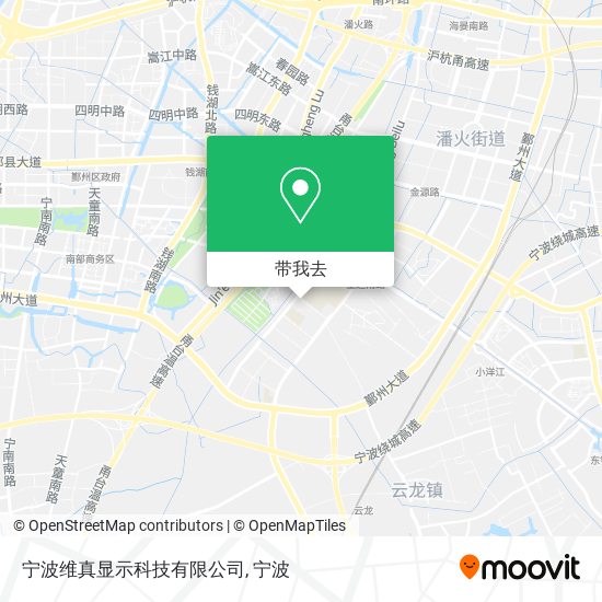 宁波维真显示科技有限公司地图