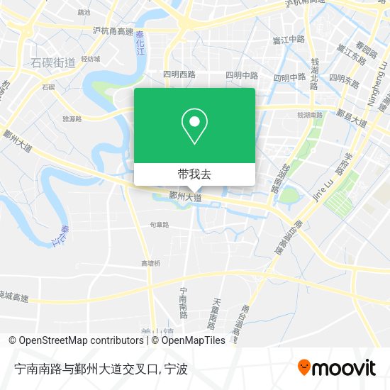 宁南南路与鄞州大道交叉口地图