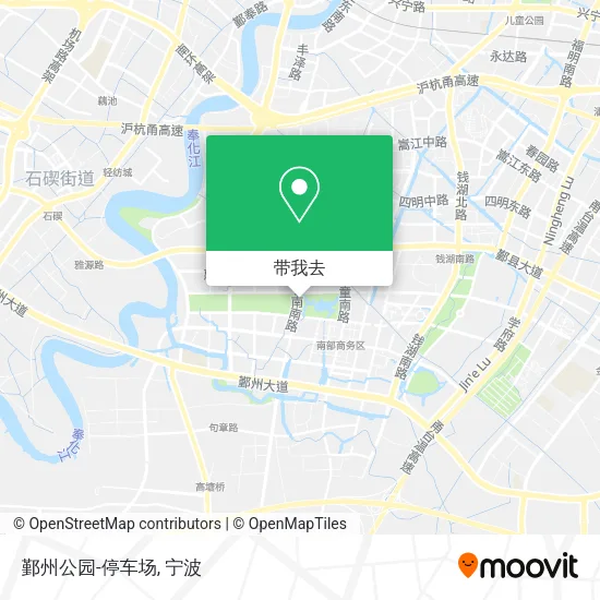 鄞州公园-停车场地图