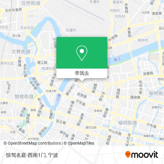 惊驾名庭-西南1门地图