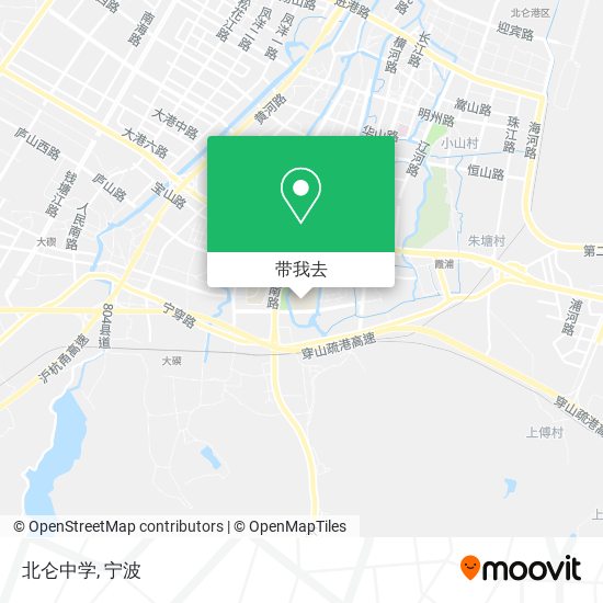 北仑中学地图