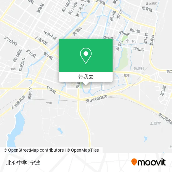 北仑中学地图