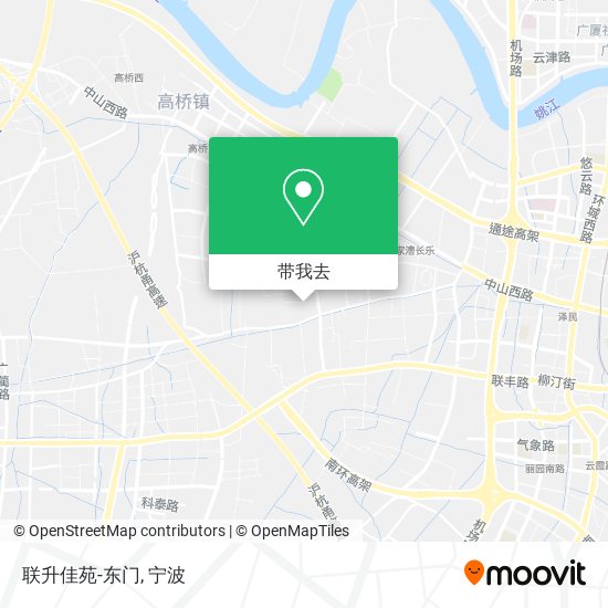 联升佳苑-东门地图