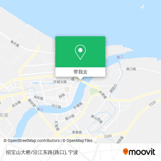 招宝山大桥/沿江东路(路口)地图