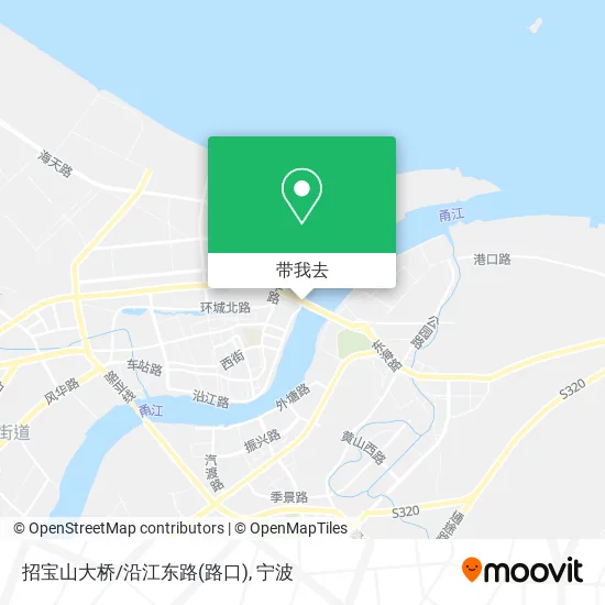 招宝山大桥/沿江东路(路口)地图