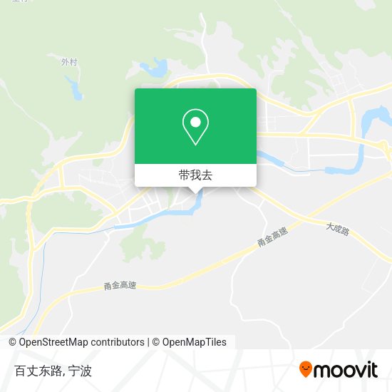 百丈东路地图