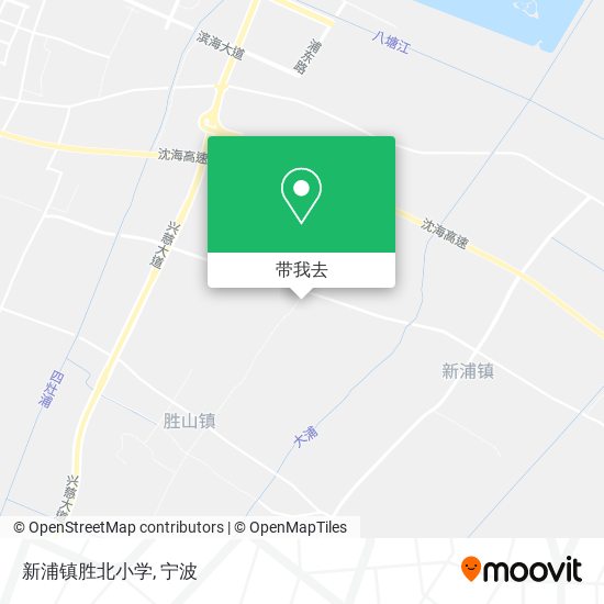 新浦镇胜北小学地图