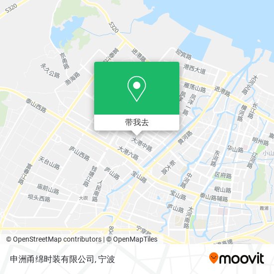 申洲甬绵时装有限公司地图