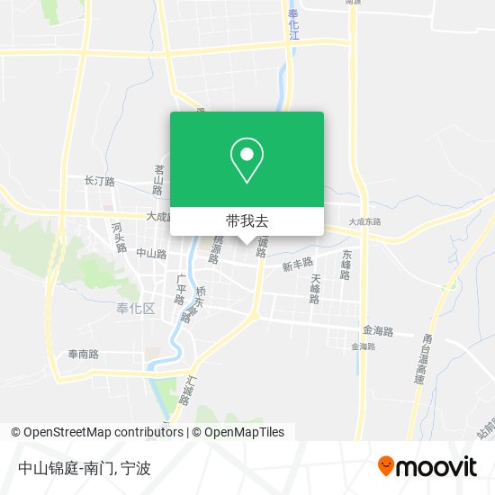 中山锦庭-南门地图