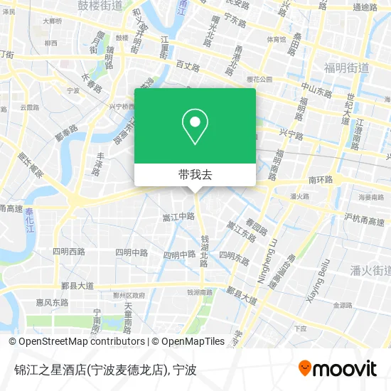 锦江之星酒店(宁波麦德龙店)地图