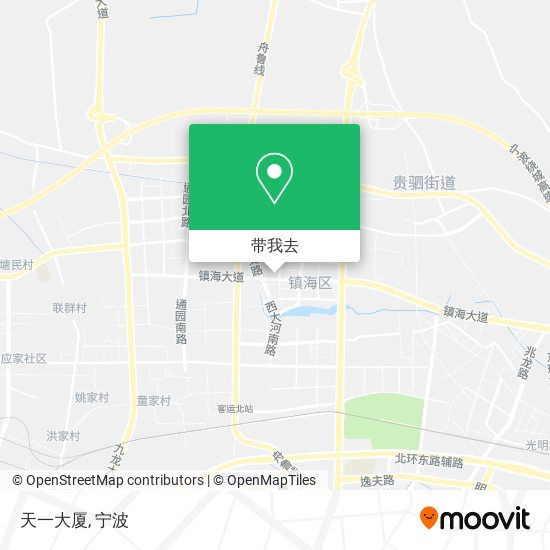 天一大厦地图