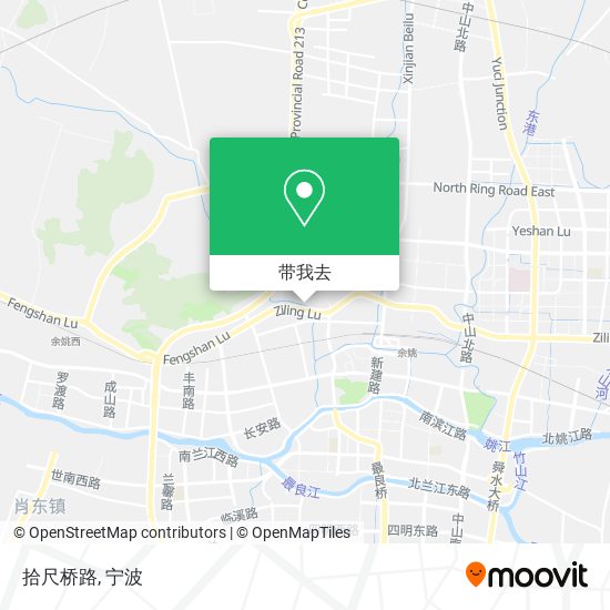拾尺桥路地图