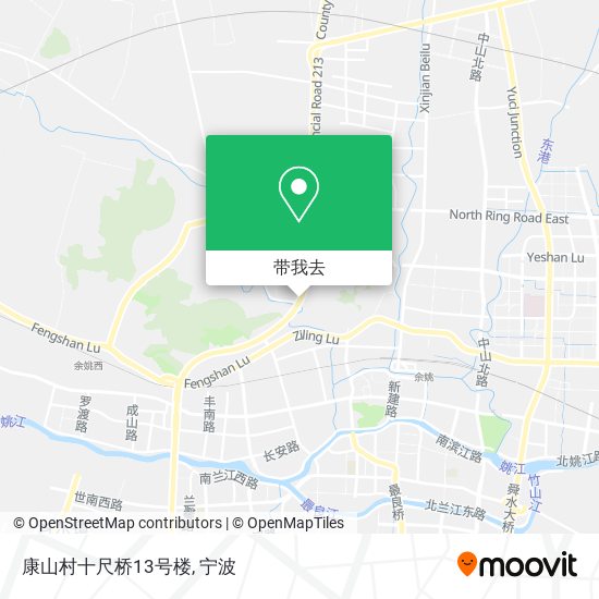 康山村十尺桥13号楼地图
