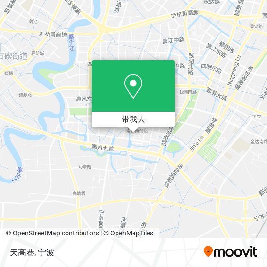天高巷地图