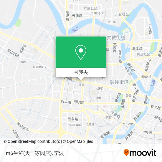 m6生鲜(天一家园店)地图