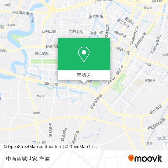 中海雍城世家地图