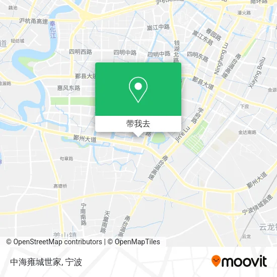 中海雍城世家地图