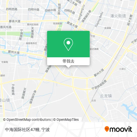 中海国际社区47幢地图