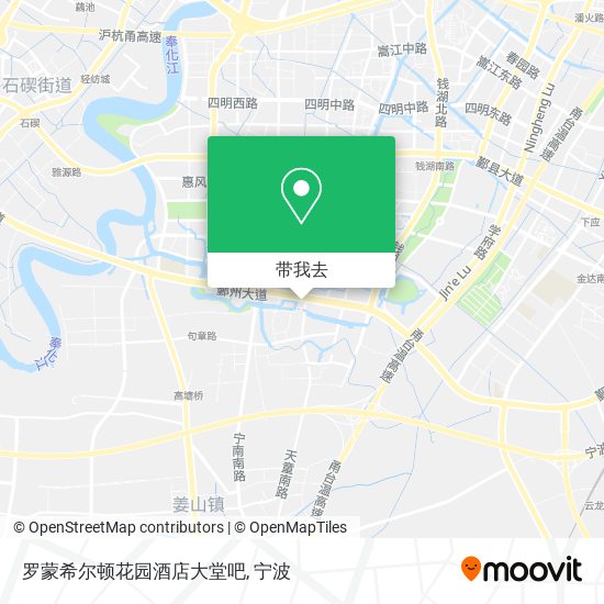 罗蒙希尔顿花园酒店大堂吧地图