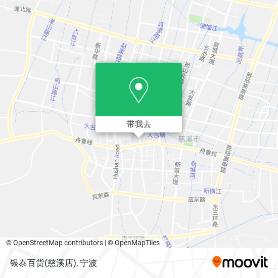 银泰百货(慈溪店)地图