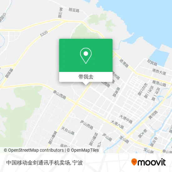 中国移动金剑通讯手机卖场地图