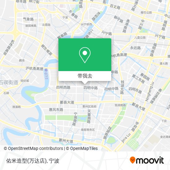 佑米造型(万达店)地图