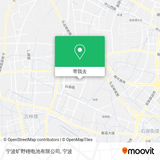 宁波旷野锂电池有限公司地图