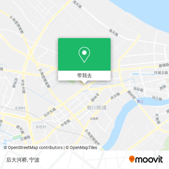 后大河桥地图