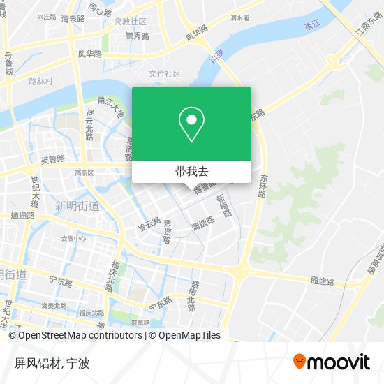 屏风铝材地图