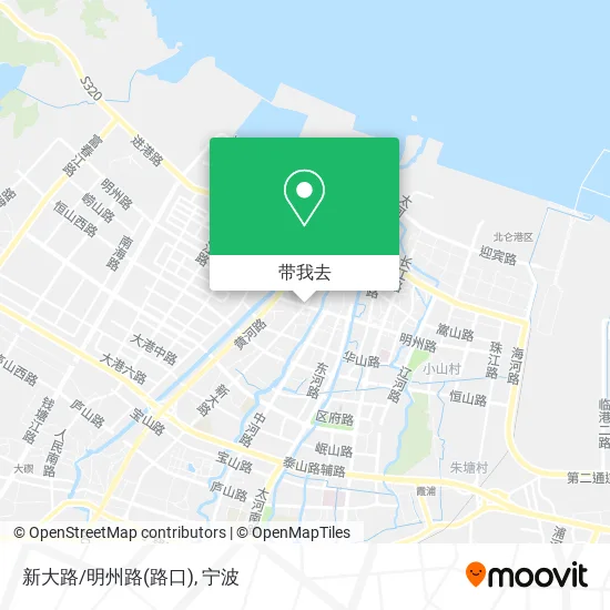 新大路/明州路(路口)地图