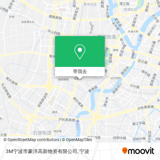 3M宁波市豪洋高新物资有限公司地图